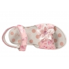 PRIMIGI 1383666 SANDAŁKI DZIEWCZĘCE SANDAŁY SKÓRZANE NA RZEPY róż kwiatki