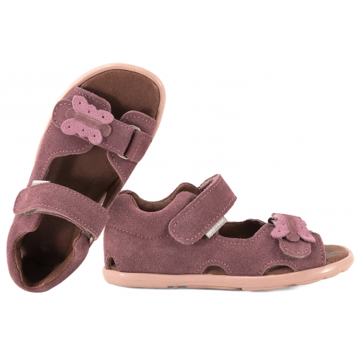 MAZUREK 1363 BAREFOOT SANDAŁY DZIEWCZĘCE SKÓRZANE