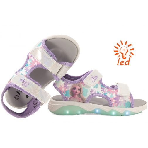 BARTEK 8900549 ŚWIECĄCE SANDAŁKI DZIEWCZĘCE SANDAŁY Frozen
