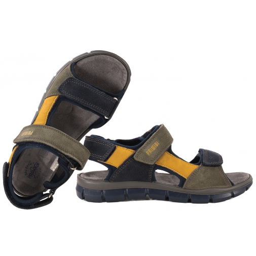 PRIMIGI 1397433 SANDAŁKI CHŁOPIĘCE SANDAŁY SKÓRZANE/TEKSTYLNE