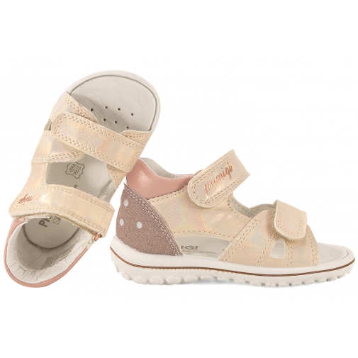 PRIMIGI 1364100 SANDAŁKI DZIEWCZĘCE SANDAŁY EKO PU złoty beż
