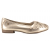 MACIEJKA P7542-41 BALERINKI AŻUROWE DAMSKIE PÓŁBUTY BALERINY SKÓRZANE platynowe