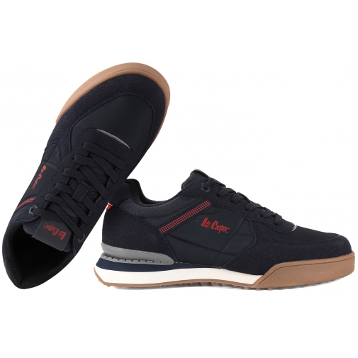 LEE COOPER LCW-26-03-4119M BUTY SPORTOWE SNEAKERSY PÓŁBUTY MĘSKIE granatowe