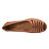 MACIEJKA P7541-29 BALERINKI AŻUROWE DAMSKIE PÓŁBUTY BALERINY SKÓRZANE rude