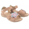 PRIMIGI 1383677 SANDAŁKI DZIEWCZĘCE SANDAŁY SKÓRZANE NA RZEPY beżowe
