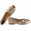 MACIEJKA P7541-32 BALERINKI AŻUROWE DAMSKIE PÓŁBUTY BALERINY SKÓRZANE miedziane