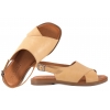 RAVINI 521301 SKÓRZANE SANDAŁY DAMSKIE piaskowe