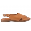 RAVINI 521301 SKÓRZANE SANDAŁY DAMSKIE karmelowe