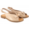 FILIPPO DS7923 SANDAŁY DAMSKIE PŁASKIE EKO beżowe