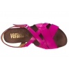 VERANO 674 SANDAŁY DAMSKIE HISZPAŃSKIE SKÓRZANE NA KORKU fuksja