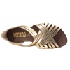 VERANO 1204 SKÓRZANE HISZPAŃSKIE SANDAŁY DAMSKIE złote