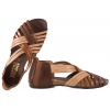 VERANO 1204 SKÓRZANE HISZPAŃSKIE SANDAŁY DAMSKIE brązowe