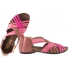 VERANO 1204 SKÓRZANE HISZPAŃSKIE SANDAŁY DAMSKIE różowe