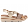 VERANO 4919 SKÓRZANE SANDAŁY DAMSKIE HISZPAŃSKIE KOTURN NA PLATFORMIE