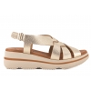 VERANO 4914 SKÓRZANE SANDAŁY DAMSKIE HISZPAŃSKIE KOTURN NA PLATFORMIE