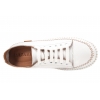 LaAzaria 193-314 PÓŁBUTY DAMSKIE TRAMPKI SKÓRZANE SNEAKERSY białe