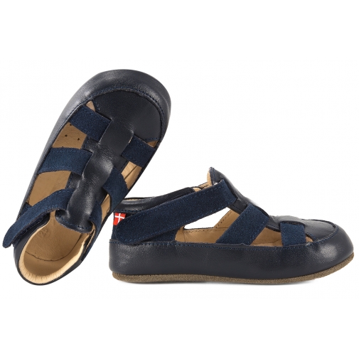 OBEX HELIOS BAREFOOT FLEXY SKÓRZANE KAPCIE PAPCIE DZIECIĘCE SANDAŁKI RZEP