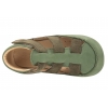 OBEX KAST BAREFOOT FLEXY SKÓRZANE KAPCIE PAPCIE DZIECIĘCE SANDAŁKI RZEP khaki