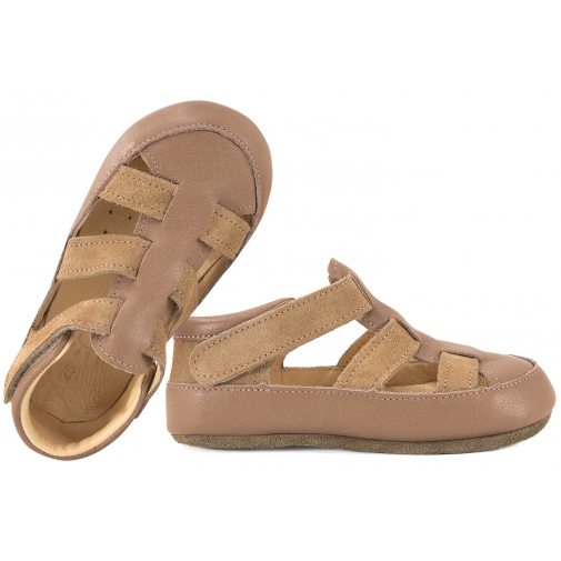 OBEX NOEM BAREFOOT FLEXY SKÓRZANE KAPCIE PAPCIE DZIECIĘCE SANDAŁKI RZEP
