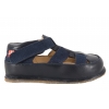 OBEX HELIS OUTDOOR BAREFOOT SANDAŁKI SKÓRZANE KAPCIE PAPCIE DZIECIĘCE granat