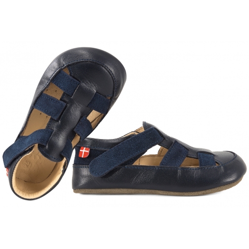 OBEX HELIS II SZEROKIE BAREFOOT FLEXY SKÓRZANE KAPCIE PAPCIE DZIECIĘCE SANDAŁKI