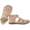 EMEL ES 1670-30 SANDAŁKI SKÓRZANE PROFILAKTYCZNE ROCZKI beżowe