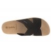 INBLU AG-14 TEKSTYLNE KLAPKI DAMSKIE SOFT PU czarne