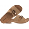INBLU TF-04 KLAPKI DAMSKIE NA OBCASIE SOFT PU piaskowe