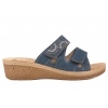 INBLU PV-15 KLAPKI DAMSKIE EKO KOTURN SOFT PU granatowy