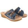 INBLU PV-15 KLAPKI DAMSKIE EKO KOTURN SOFT PU granatowy