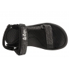 LEE COOPER LCW-26-34-4433L SANDAŁY MŁODZIEŻOWE DAMSKIE PU czarno-srebrne