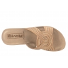 INBLU BV-47 KLAPKI DAMSKIE COMFORT SOFT EKO PU piaskowe
