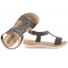 INBLU BV-49 SANDAŁY DAMSKIE COMFORT SOFT EKO PU czarne