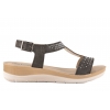 INBLU BV-49 SANDAŁY DAMSKIE COMFORT SOFT EKO PU czarne