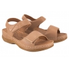 JEZZI 20SD98-0146 SANDAŁY DAMSKIE NA KOTURNIE RZEPY taupe