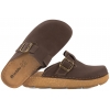 INBLU ED-24 KLAPKI DAMSKIE NA PLATFORMIE SOFT PU c.brąz