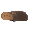 INBLU ED-24 KLAPKI DAMSKIE NA PLATFORMIE SOFT PU c.brąz