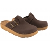 INBLU ED-24 KLAPKI DAMSKIE NA PLATFORMIE SOFT PU c.brąz