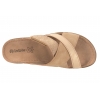 INBLU CN-57 KLAPKI DAMSKIE KOMFORT SOFT PU platyna/beż