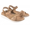 INBLU CN-54 SANDAŁY DAMSKIE KOMFORT SOFT PU piaskowe