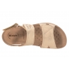 INBLU FC-66 SANDAŁY DAMSKIE SOFT COMFORT SKÓRZANA WKŁADKA piaskowe