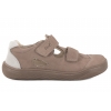 EMEL E2825M-4 BAREFOOT PÓŁBUTY WYCINANE SANDAŁY PEŁNE SKÓRZANE taupe