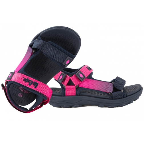 LEE COOPER LCW-26-34-4438K SANDAŁKI DZIEWCZĘCE SPORTOWE PU róż/granat