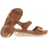 JEZZI 25SD98-8815 SANDAŁY DAMSKIE NA KOTURNIE RZEPY camel