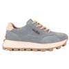 FILIPPO DP7498 PÓŁBUTY DAMSKIE ZAMSZOWE SNEAKERSY NA PLATFORMIE SKÓRA szare