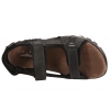 SUPERUN 6480 SKÓRZANE SANDAŁY MĘSKIE LETNIE SOFT PU czarne