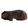 SUPERUN 6461 SKÓRZANE SANDAŁY MĘSKIE LETNIE SOFT PU czarny