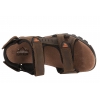 SUPERUN 6461 SKÓRZANE SANDAŁY MĘSKIE LETNIE SOFT PU c.brąz