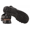 SUPERUN 1111 SKÓRZANE SANDAŁY MĘSKIE NADWYMIAR SOFT PU c.szary