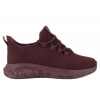 BIG STAR UU274053 BUTY SPORTOWE DAMSKIE SNEAKERSY TEKSTYLNE NA PLATFORMIE bordowe